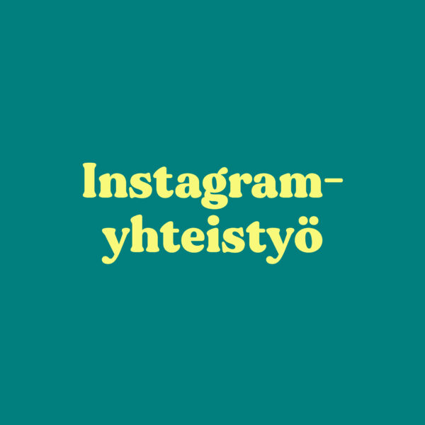 Instagram-yhteistyö