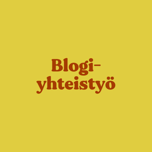 Blogi-yhteistyö
